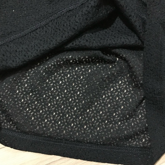 Size small black see-through short sleeve top - Picture 3 of 3